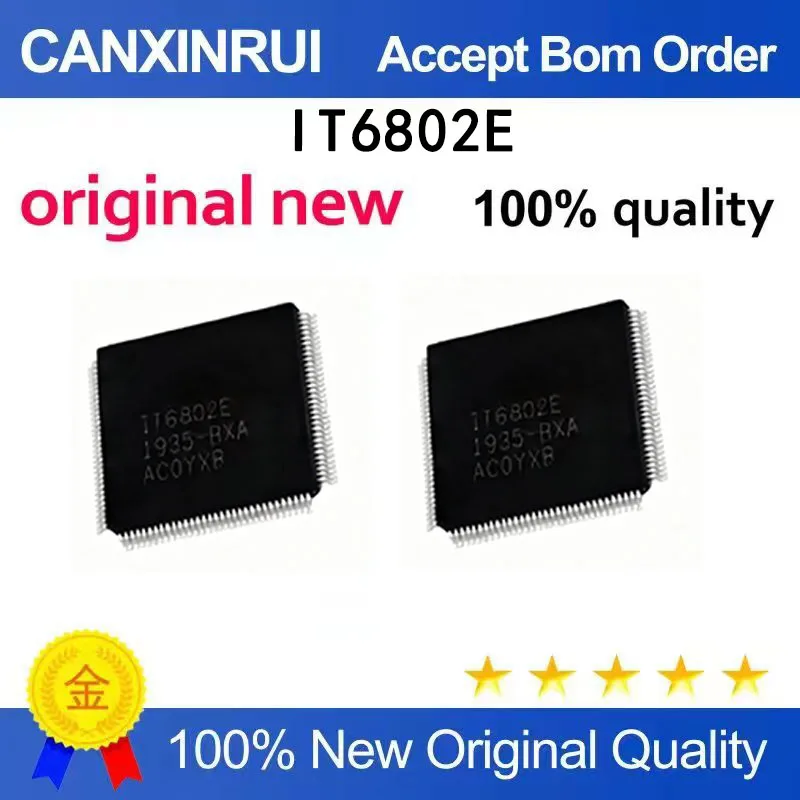 (5pcs-100pcs）Brand new original IT6802E SXA BXA version QFP-128 spot chip