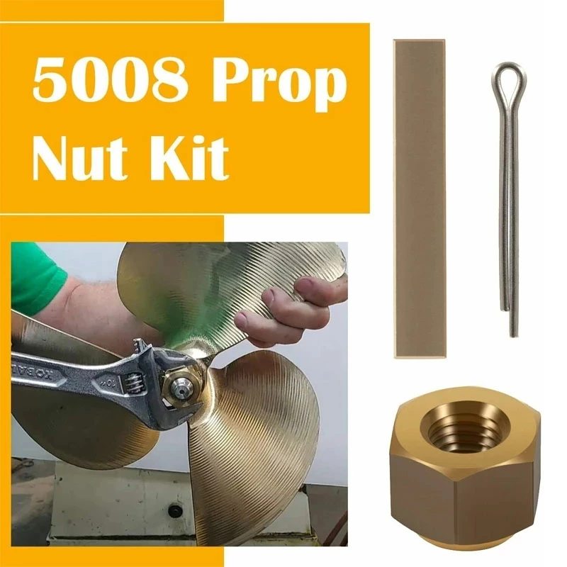 MX 5008 Prop Nut Kit Brass 1\