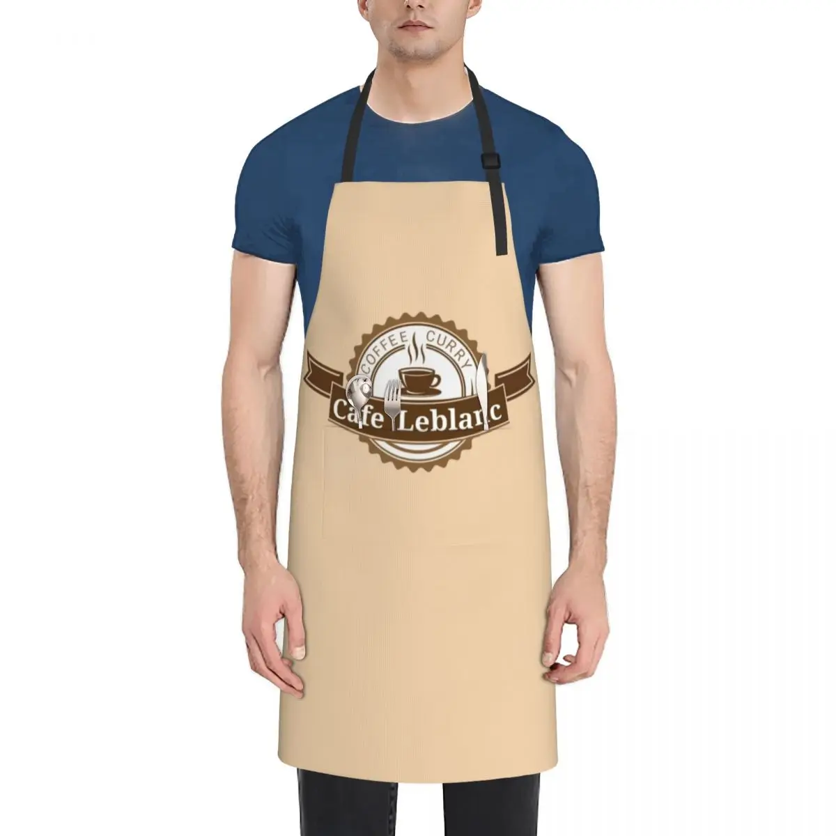

Cafe Leblanc Logo Apron Things For The Kitchen Chef jacket men Chef Accessories Apron