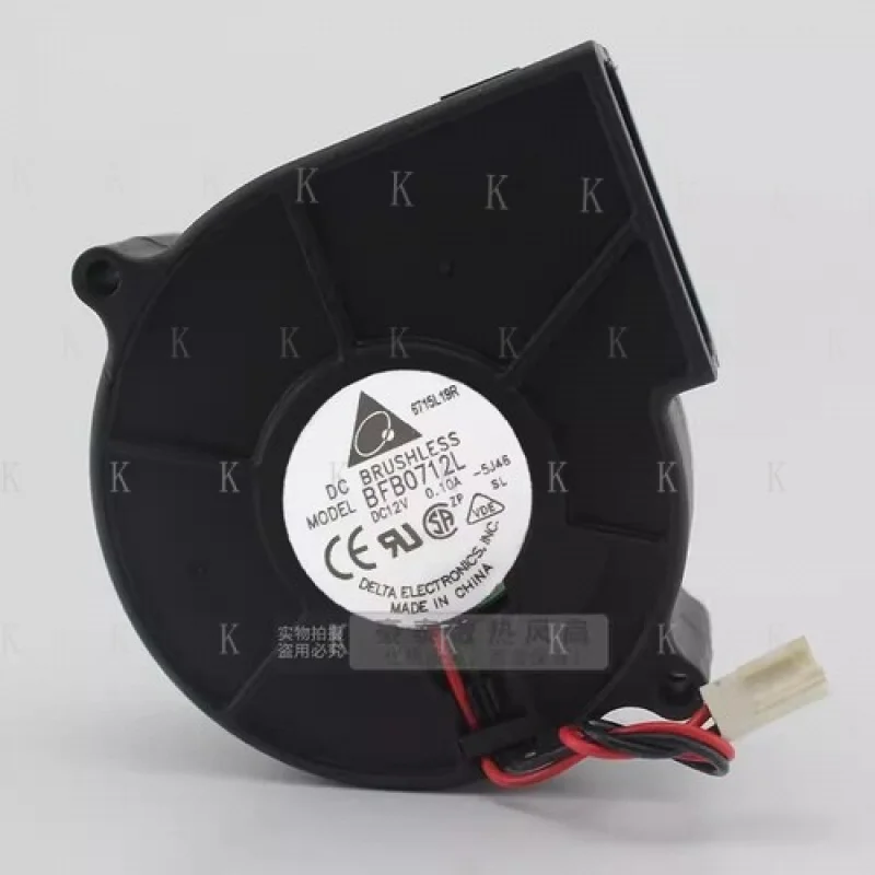 

C ДЛЯ Delta BFB0712L 7530 DC12V 0,10A 2-контактный турбо бесшумный охлаждающий вентилятор