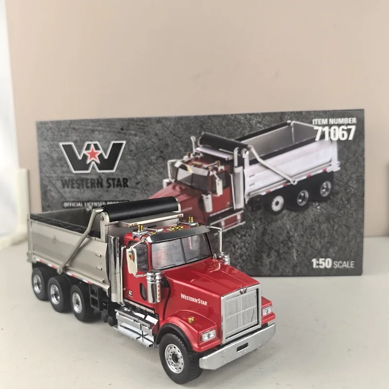 Moulé sous pression 1:50 échelle DM American Western Star 4900 SF Tandem camion 71067 modèle de voiture jouet à collectionner cadeau Souvenir affichage ornement