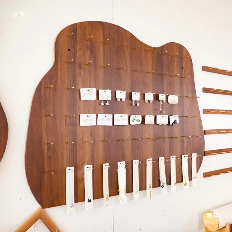 Jewelry store display hanging board hole board, jewelry earrings necklace display board, jewelry display rack