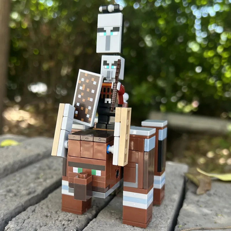 Nuevo My World Catastrophe Villager Assault Plunderer 1589, Bloques de Construcción de Juguete Compatibles con L87, Kit de Mo...