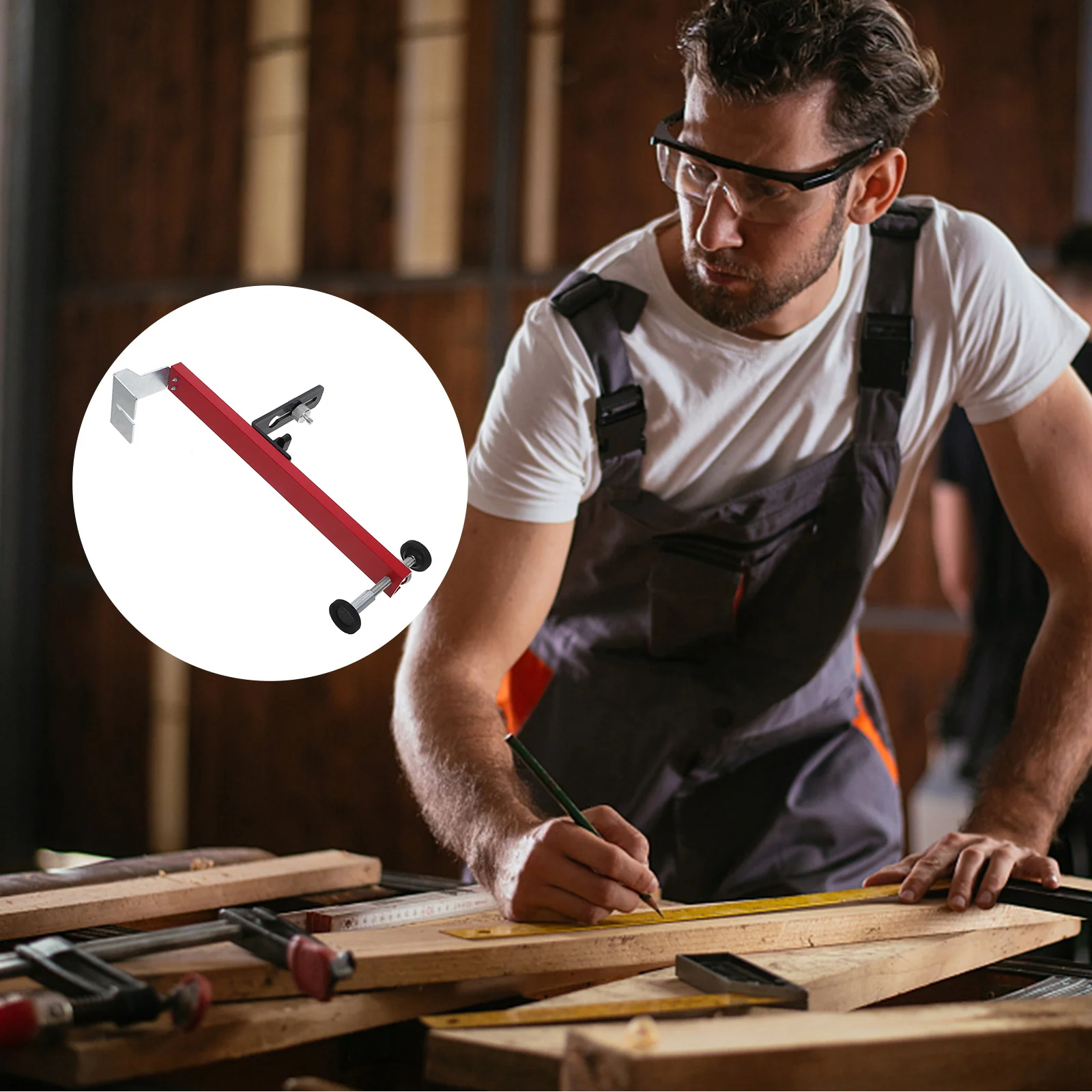 경량 조절식 레벨 브래킷 벽면 장착 지지대 다기능 리노베이션용 정밀 레벨링 액세서리