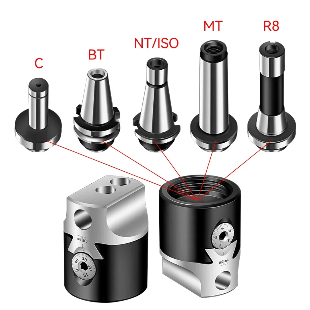 Imagem -05 - Cabeça Chata com Hex Wrench Holder Torno Boring Bar Máquinas-ferramentas de Trituração f1 tipo 50 mm 75 mm 100 mm 12 mm 18 Milímetros 25 Milímetros