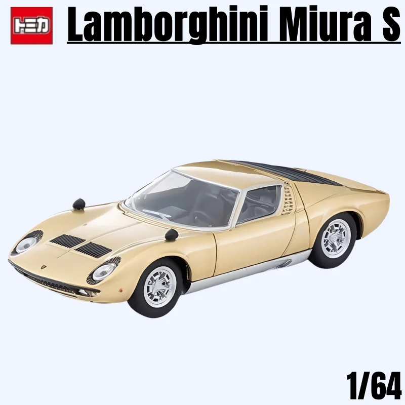 TOMICA TLV 1:64, N Lamborghini Murat Miura S, alloy die-cast static miniaturized car fashion play model,boy collection toy gift.