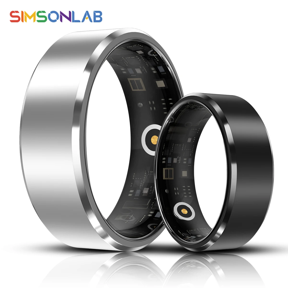 Смарт-кольцо Для Мониторинга Здоровья В Реальном Времени, Трекер Импульсов И Уровня Кислорода В Крови 24/7 Для Полного Мира