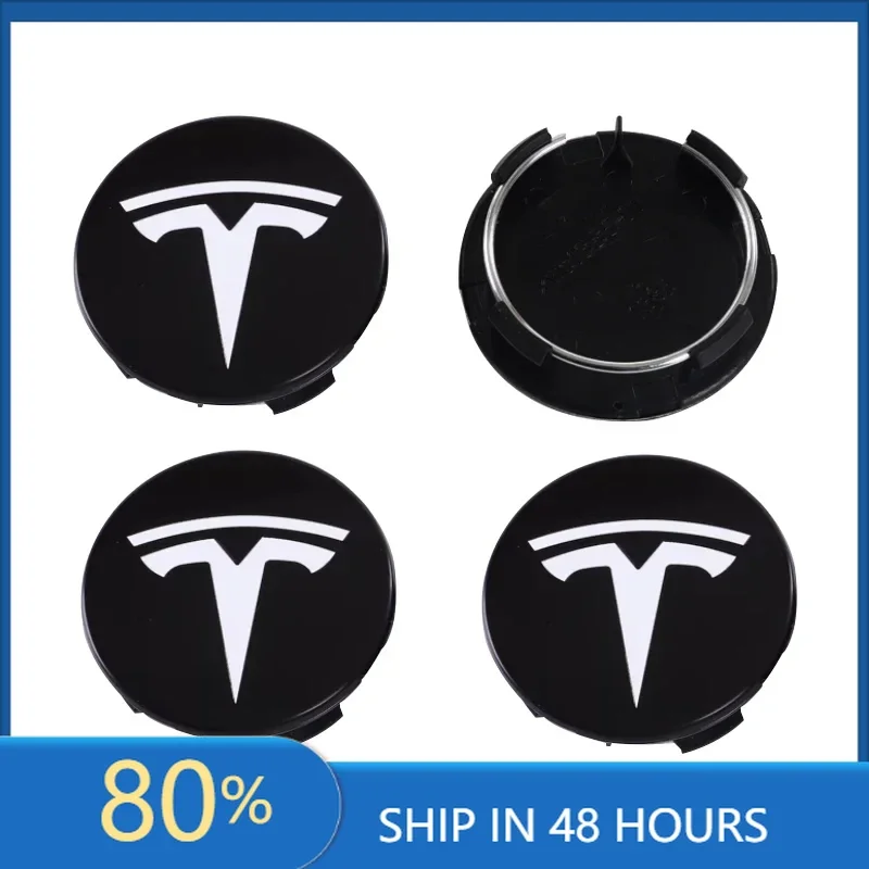 

Car Stickers 4pcs for Tesla Model 3 Model Y Badge Covers Hub Caps 4pcs 56mm Hub Center Caps for Tesla Model Y X S 2023 Auto Acce