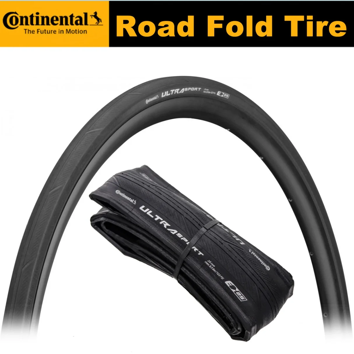 Continental ULTRA SPORT III 700*25C Rennradreifen, faltbarer Fahrradreifen, Faltreifen 700*25mm