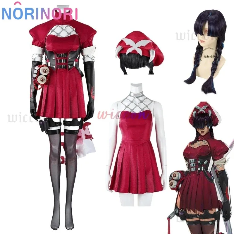 

Psylocke косплей красные костюмы шляпа носок платье с заклепками костюм для ролевых игр женская одежда наряды Хэллоуин карнавальный вечерние женский костюм