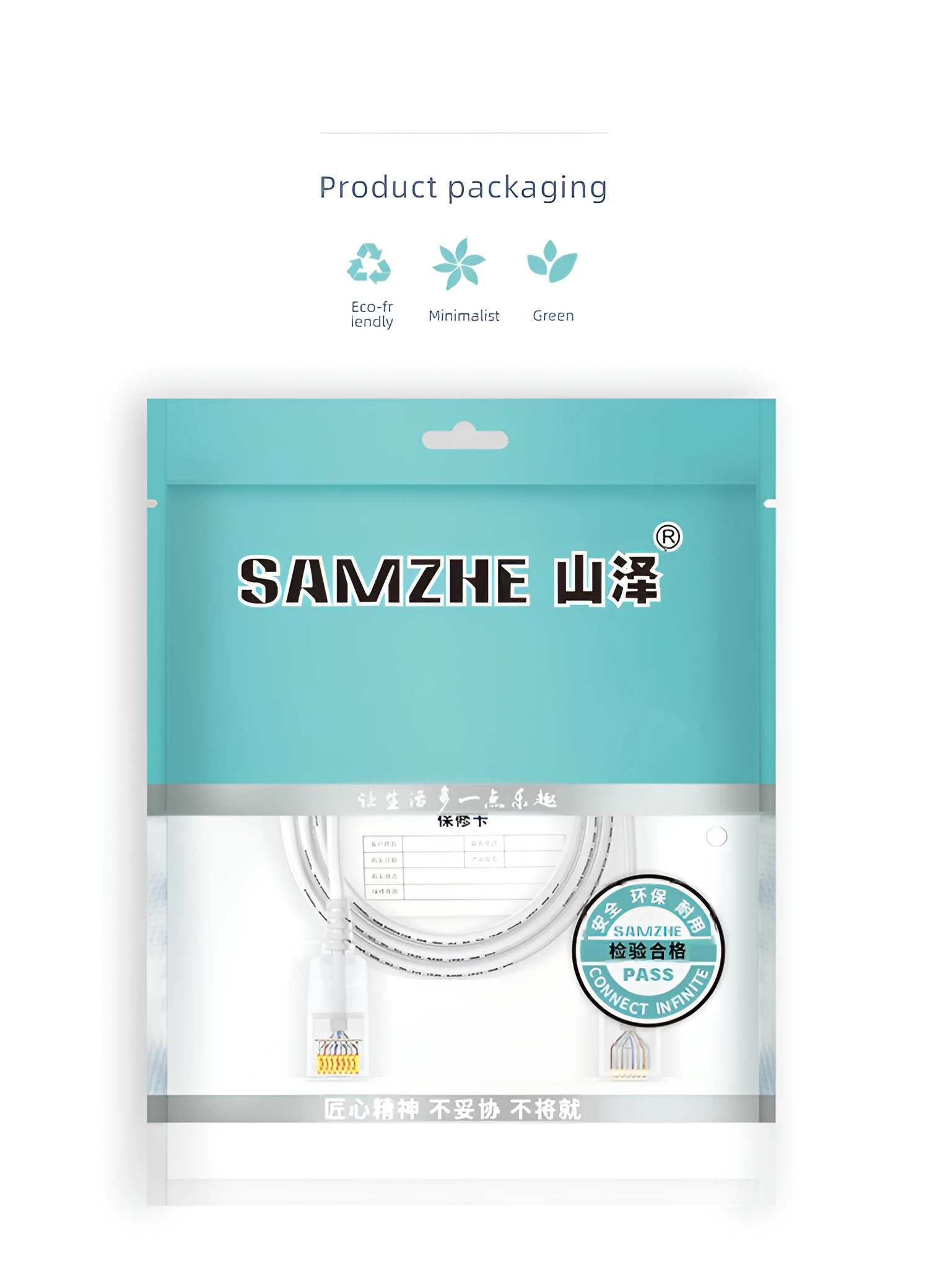 SAMZHE Cat6A Ethernet-Kabel Cat6 Lan UTP Netzwerk-Patchkabel für PS PC Internet Modem Router Gigabit Cat 6-Kabel Ethernet – Detail 16