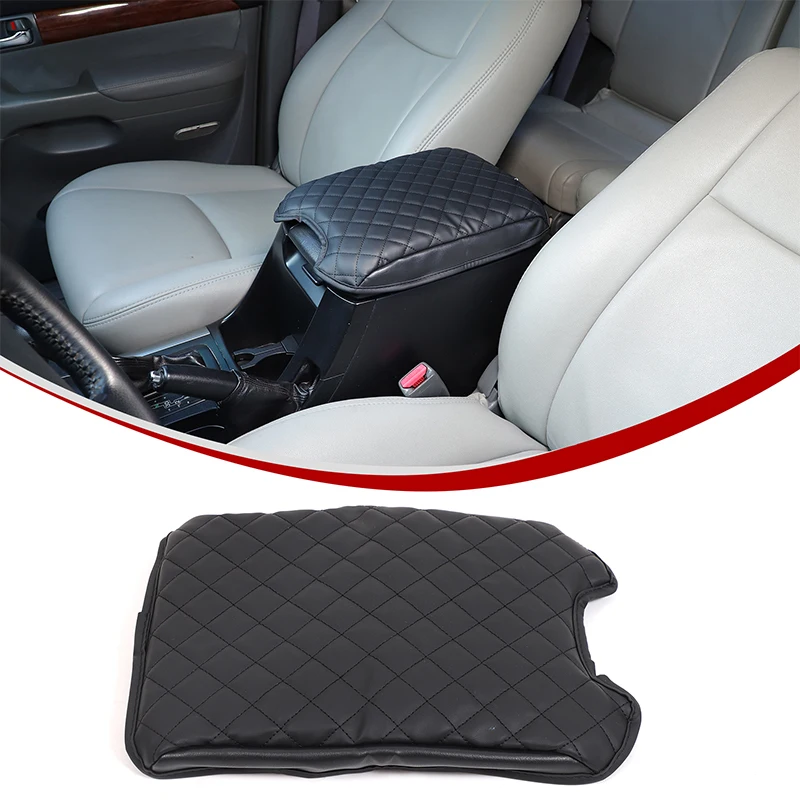 

Для 2003-2009 Toyota Prado J120 J150 автомобильный подлокотник, защитный чехол, коврик для подлокотника, автомобильные защитные аксессуары, черный