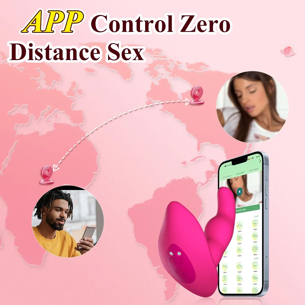 Wireless Remote Control APP Vibrator Female G-Spot Clitoris Vagina Stimulator Egg Vibrating Panties Dildo Sex Toy for Women