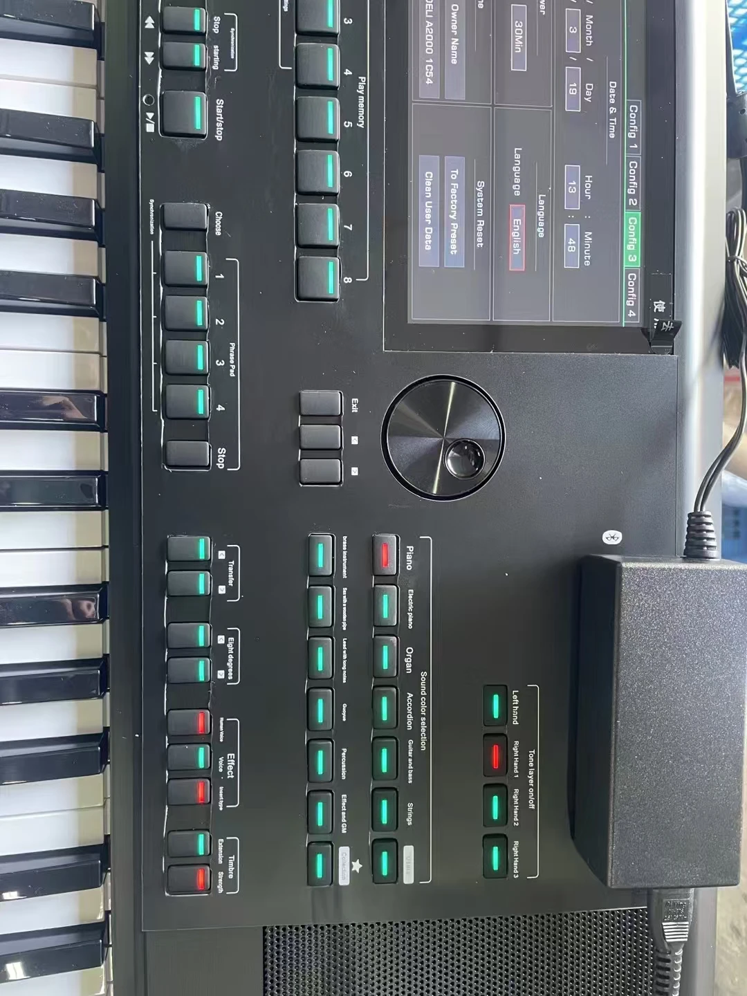 Wholesale Price High-End MEDELI A2000 61 Key Portable With Stand Touch Screen Keyboard Musical Instrument For Live Performance