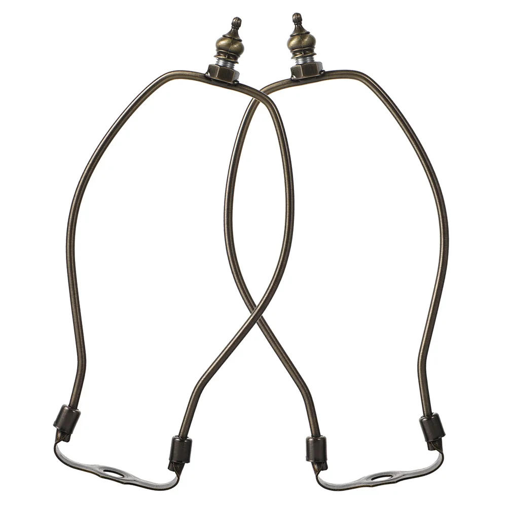 

2pcs Harp Bracket Lamp Shade Holder Metal Replacement Parts For Table Floor Lamp Repair Kit Lighting Accessories