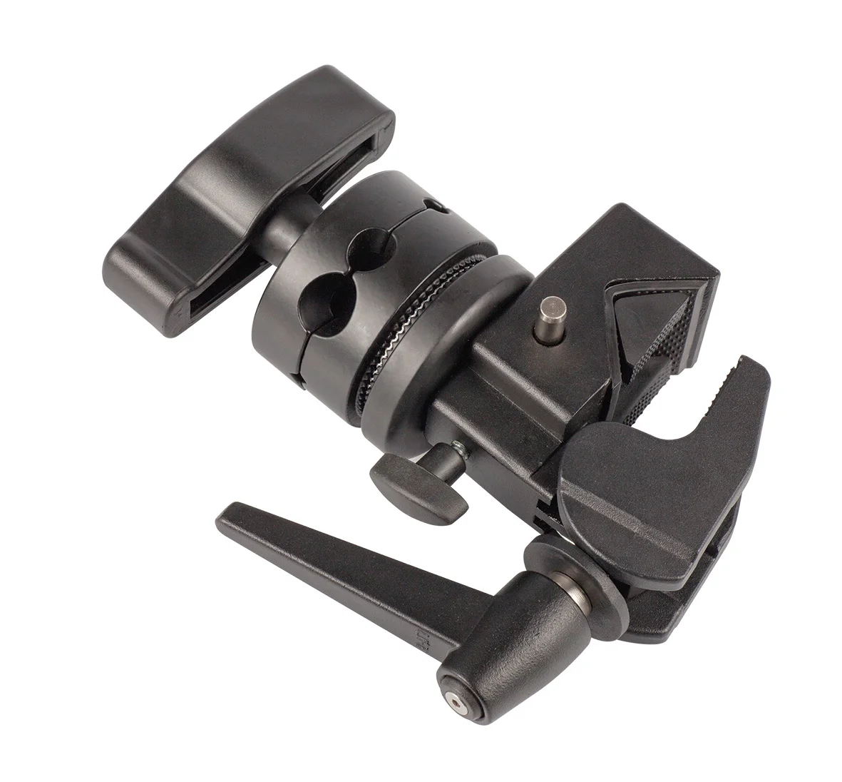 

LP-035 Grip Gobo Head with Super Clamp for Light Modifier Flag Scrim Cutter cake clip reflective umbrella plate mount clip