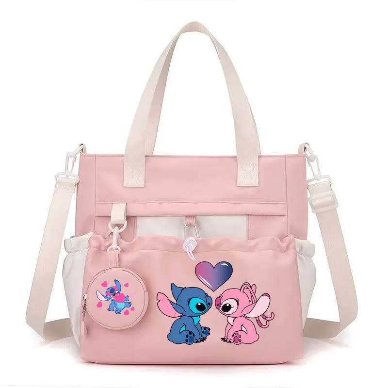 

Disney Large Nylon Tote Bag with Adjustable shoulder Strap for Women and Girls School University Study Campus Daily Commute
