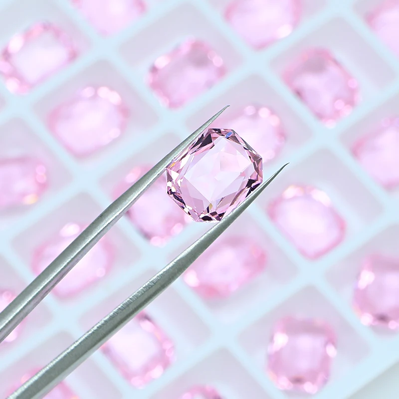 10x8mm Rectangular Octagon Transparent Nail Crystal Decoration for women\'s Clothing and Beads for Needlework DIY