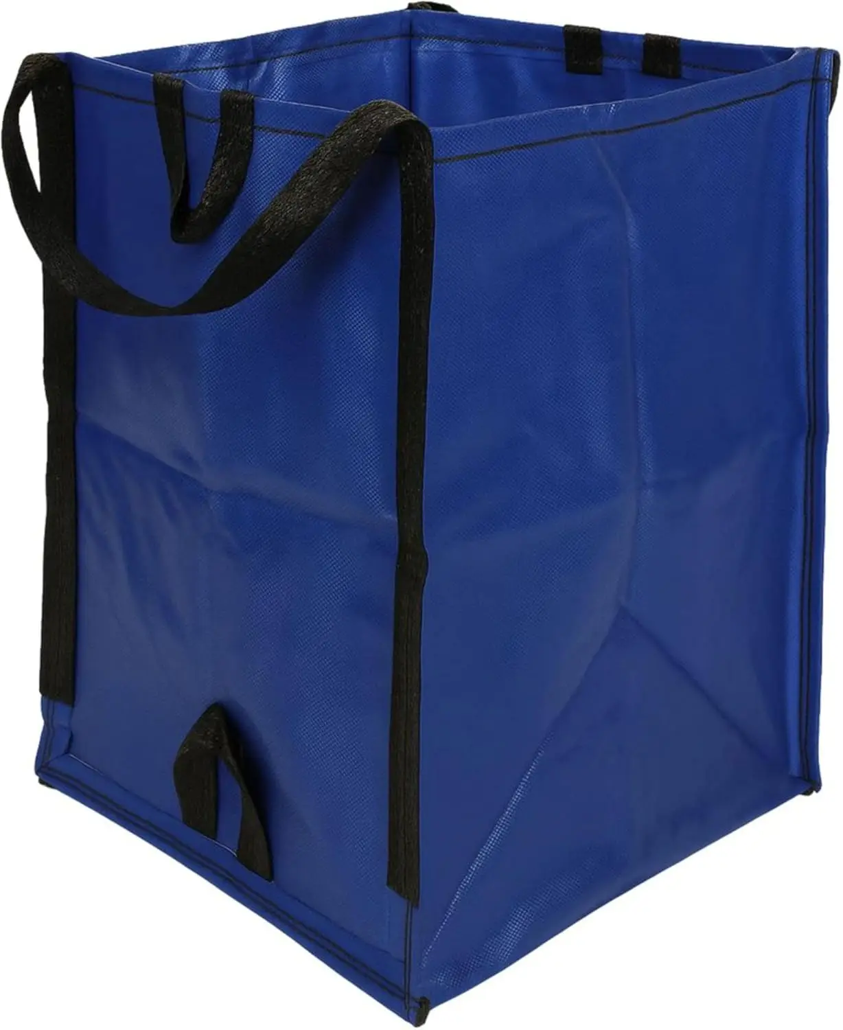 

Heavy Duty 48-Gallon Reusable Lawn & Leaf Bags, Self-Standing, Reinforced Handles, Blue