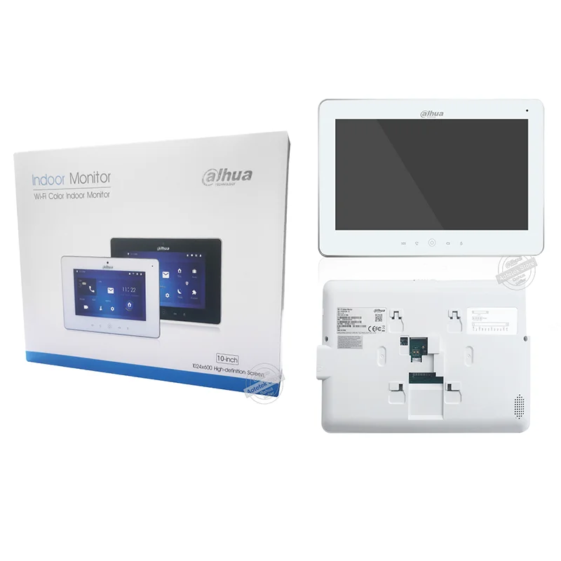 Imagem -06 - Dahua-monitor Indoor Multi-idioma Vídeo Campainha Intercom Tft Touch Monitor ip Original H.265 Wi-fi Poe Vth2621gw-wp Vth2621g-wp