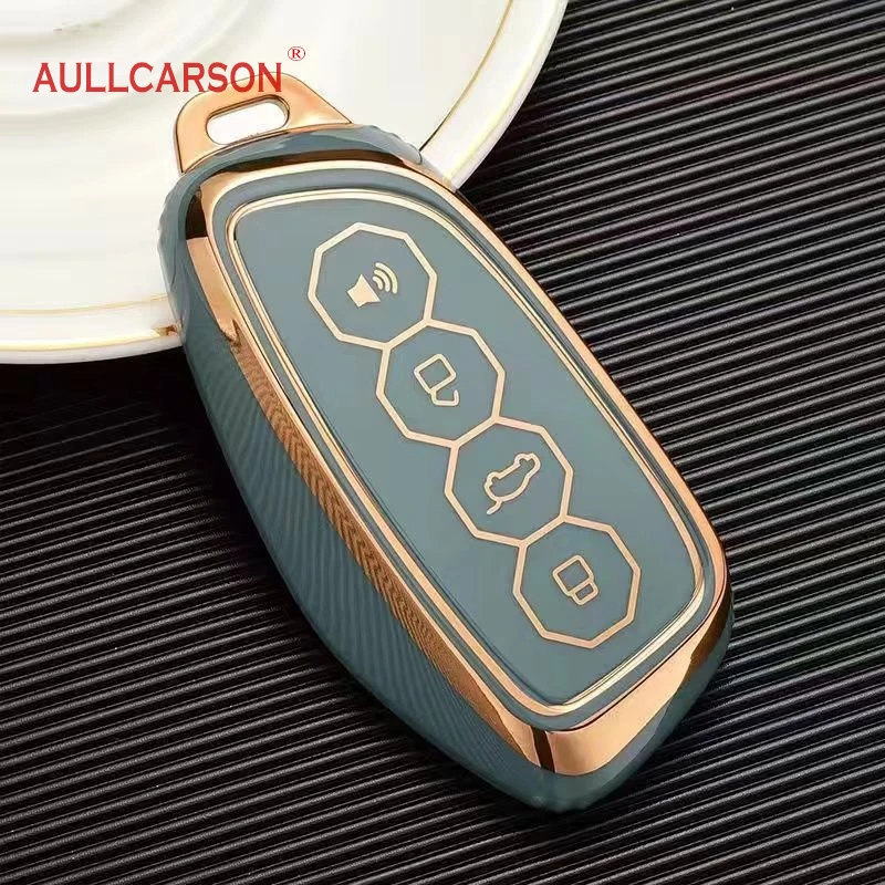 For НОВЫЙ NEW Haval F7 2025 Car Key Case TPU 4 Buttons Remote Control Protect Cover Durable Accessories