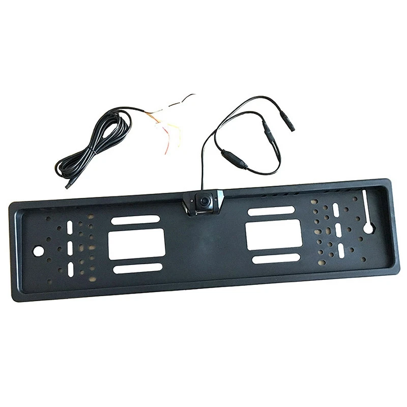 

Рамка автомобильного номерного знака заднего вида, задний вид, резервное копирование, ночное видение, реверсивная автомобильная парковочная Hd-камера для европейского автомобиля