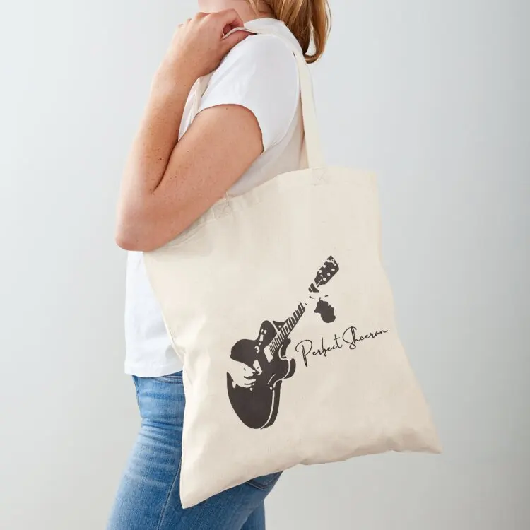 

Ed Sheeran Perfect Sheeran guitar Tote Bag Handbags women tote bag custom tote bag shopper bags for women