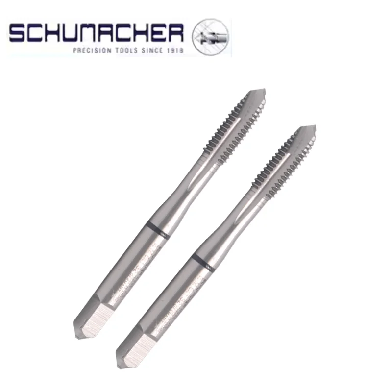 German Original SCHUMACHER JIS Standard Spiral Fluted Tap Pointed UNC 1-64 2-56 3-48 4-40 5-40 6-32 8-32 Machine Thread Taps