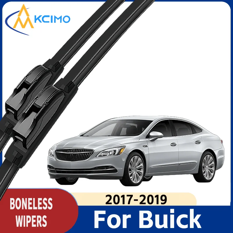

Kcimo Premium Multifunctional Rubber Wiper Blades for Buick La Crosse 2017-2019 Water Repellent Coating Self-Cleaning Quiet