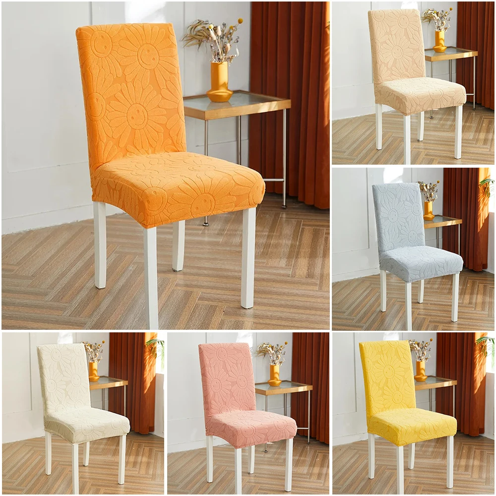 

1pc Chair Cover Backrest and Elastic Seat Package Chair Cover Set Household Stool Cover Set Simple and Versatile for All Seasons