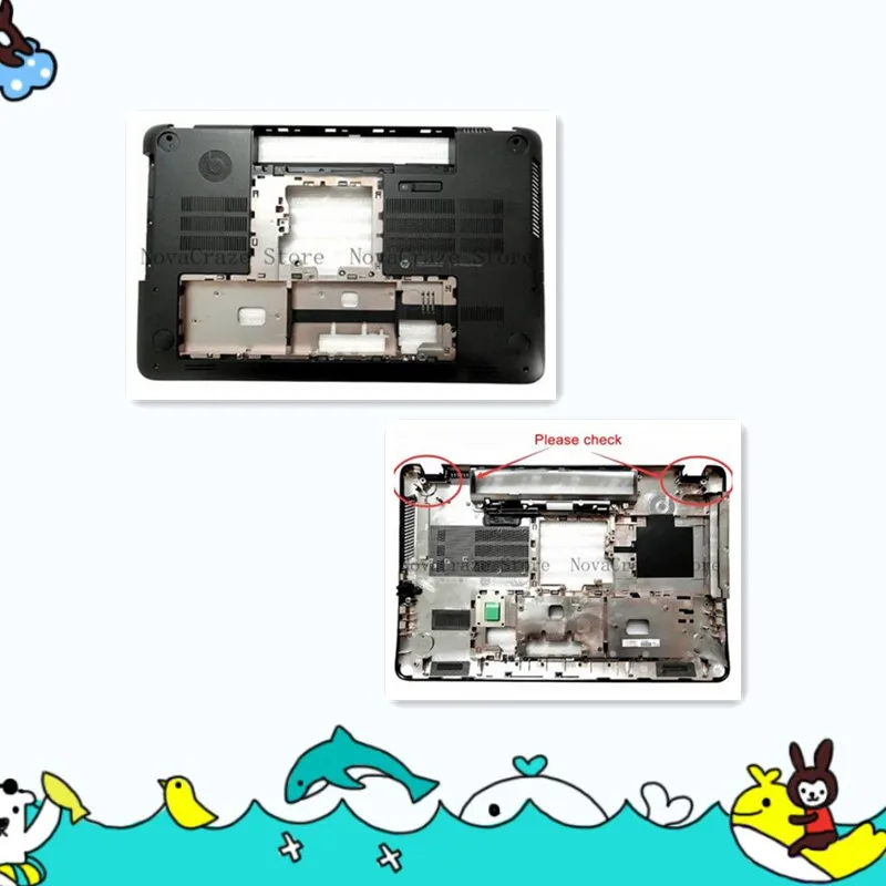 

720226-001 Новая нижняя крышка корпуса серии Envy Touchsmart 17T M7-J 720226-001