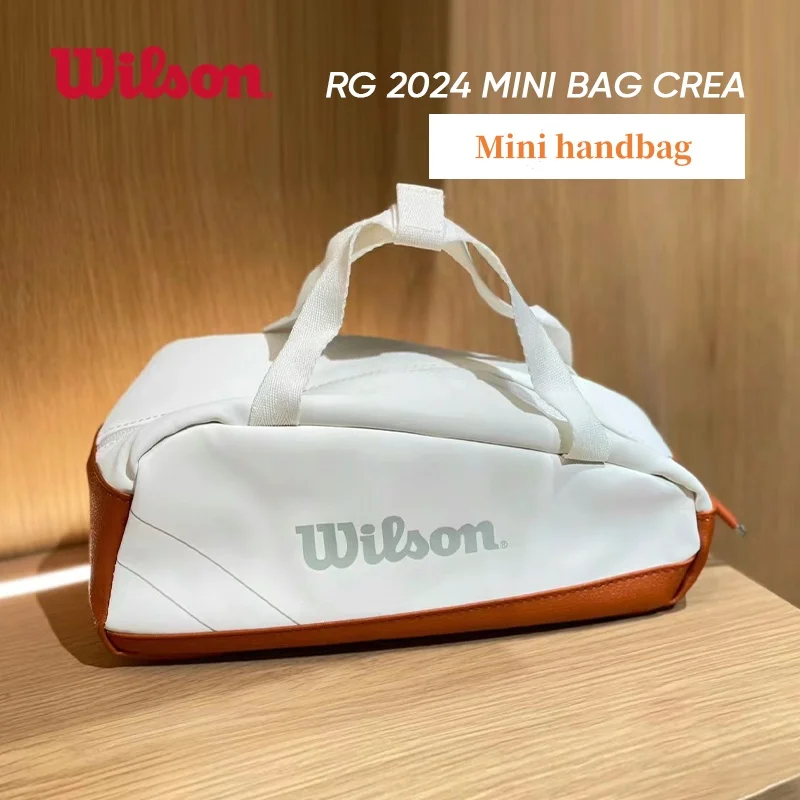 ويلسون رولاند غاروس حقيبة صغيرة مضرب تنس حقيبة يد صغيرة 3 إلى 6 حقائب من القماش سوبر جولة مضرب التنس إكسسوارات رياضية