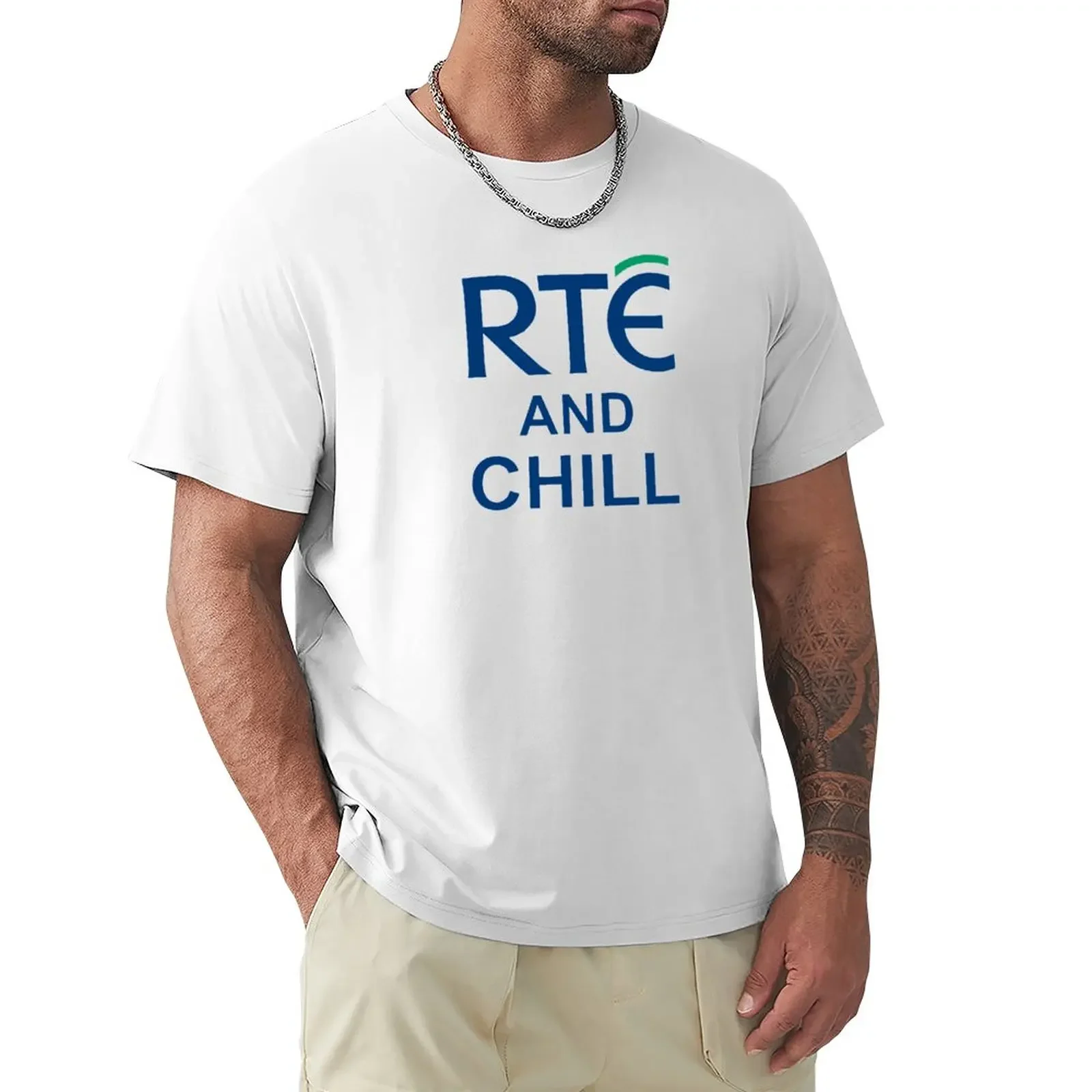 RTE and Chill T-Shirt korean fashion tops men clothes