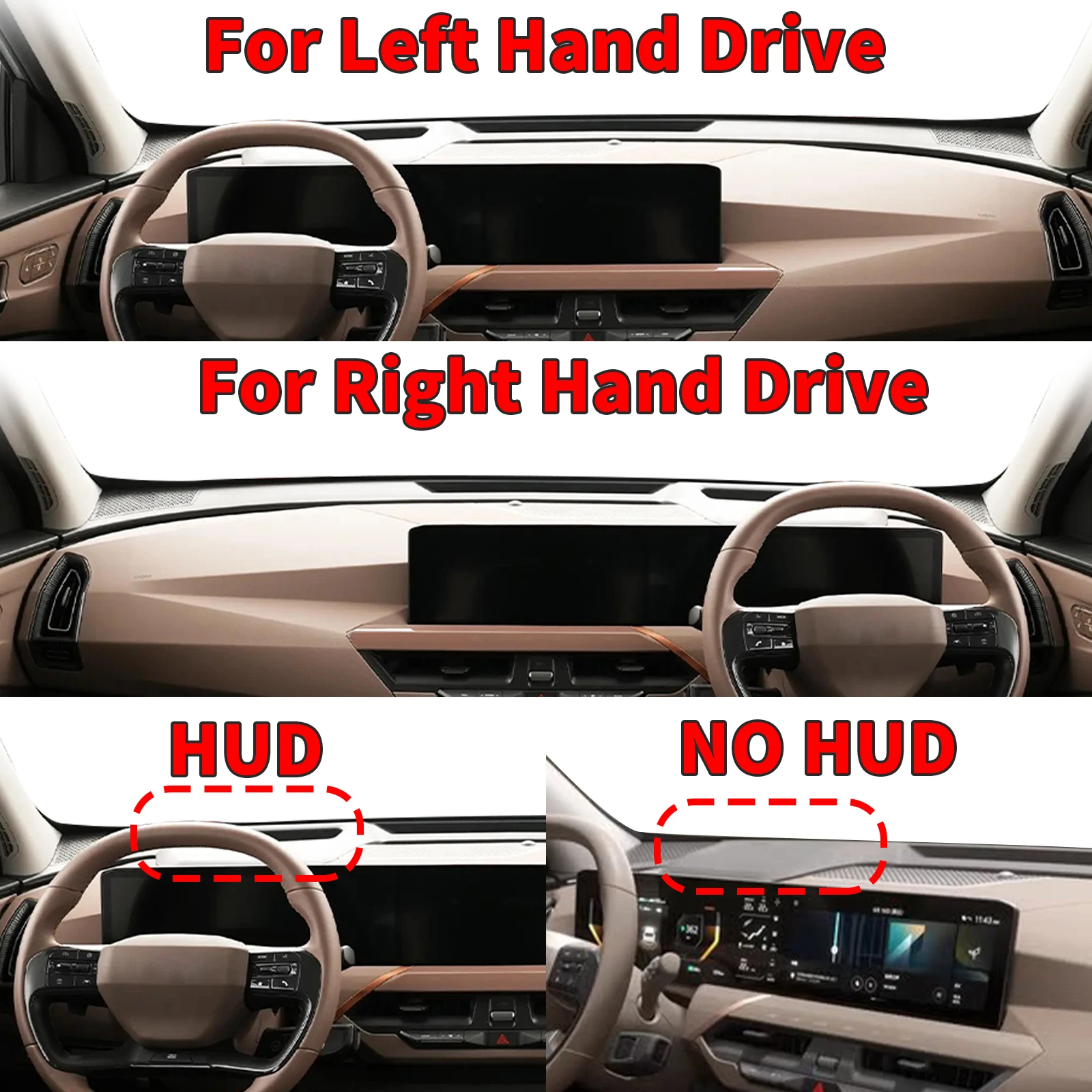 

fit for Kia EV5 2024 2025 2026 Car Dashboard Cover Dashmat Non‑Slip Protective Dash Mat Pad Auto Accessories