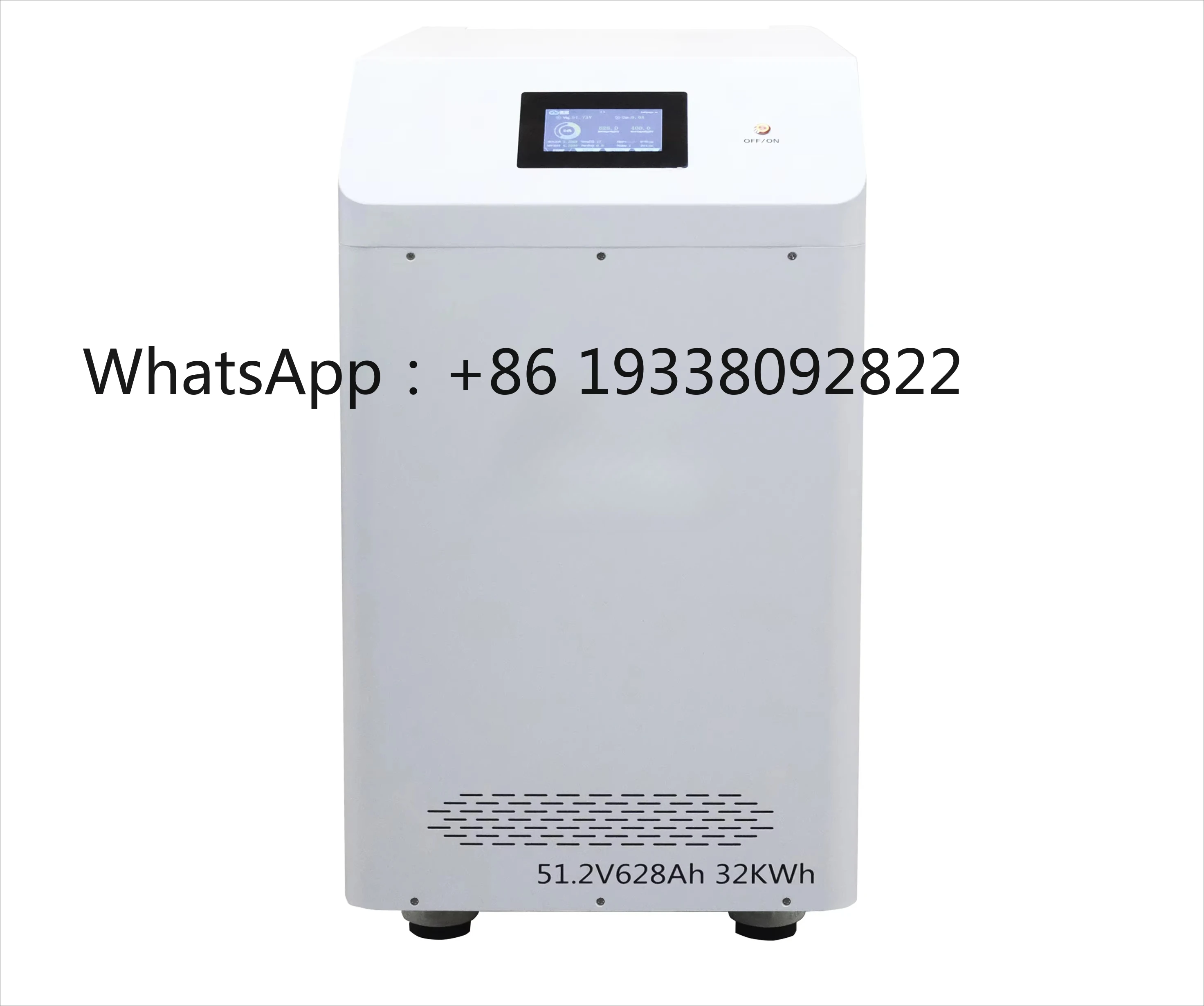 

48V MB56 Battery Box 628Ah High-Capacity DIY Kit with JK V19 300A BMS and 4.3-inch Display, suitable for solar storage systems.