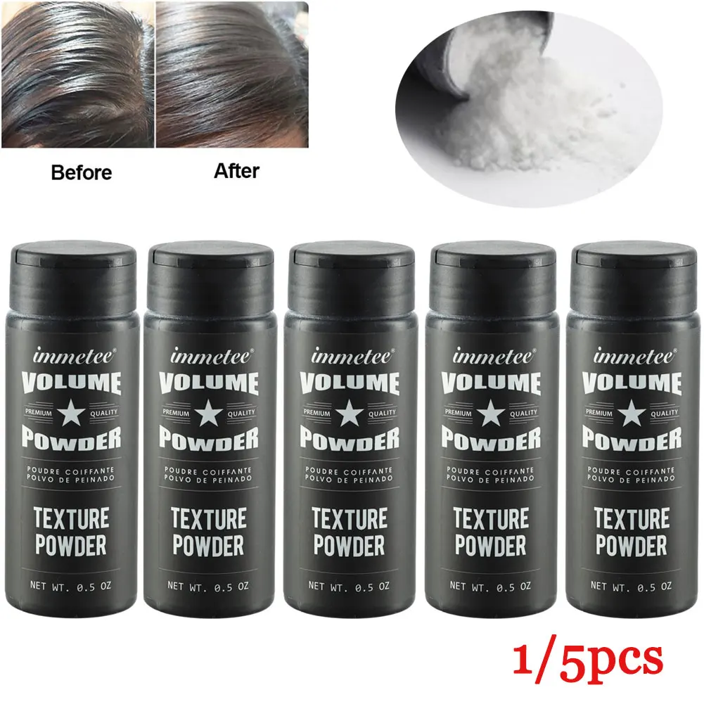 Hair Styling Powder,Mattifying and Texturizing Volume Powder, Fluffy Hair Texture Volume Styling Powder Matte Finish Oil Control