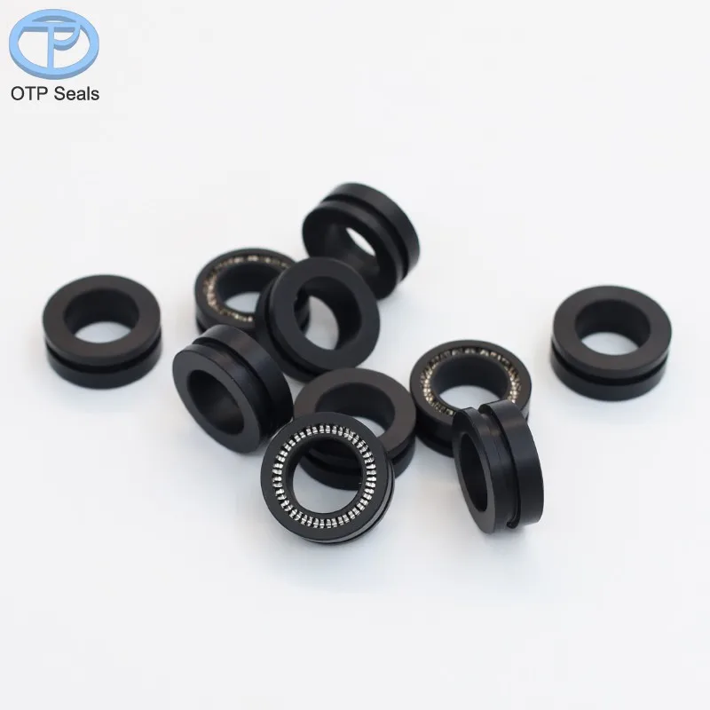 

Уплотнение с вращающейся пружиной ПТФЭ Пружинные уплотнения политетрафторэтилен V-образная пружина Нитрил-бутадиеновая резина Уплотнительные кольца NBR по индивидуальному заказу на заводе
