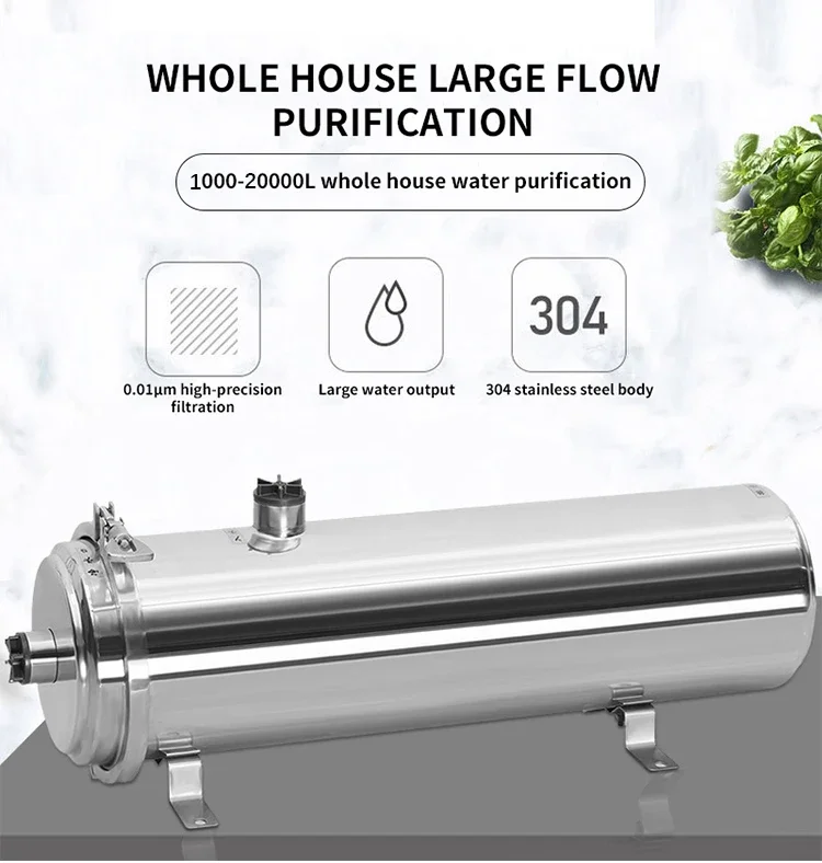 Stainless steel ultrafiltration water purifier Household appliances water treatment equipment water filter