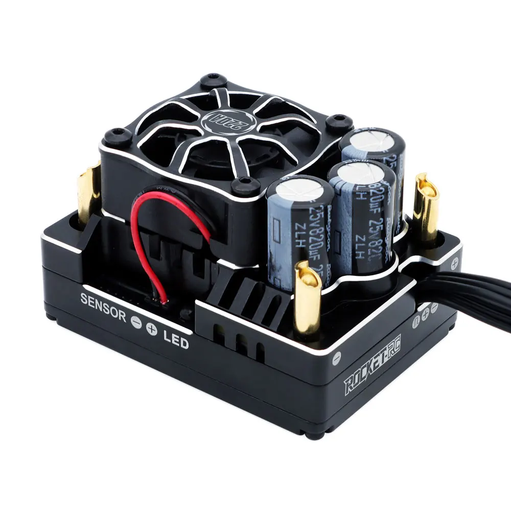 ROCKET-RC 4274 4268 V2 Sensored Brushless Motor with 220A ESC Combo Set for 1/8 Traxxas Wltoys HSP Arrma RC Car On-Road Truck