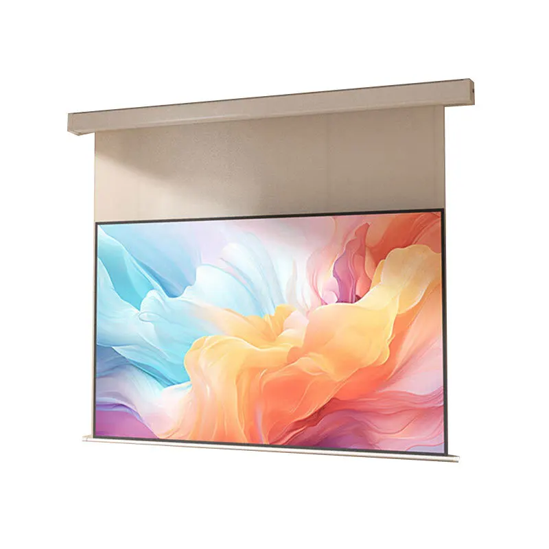 Electric suspension cable anti-light curtain household small white shell photon intelligent wall-mounted projection