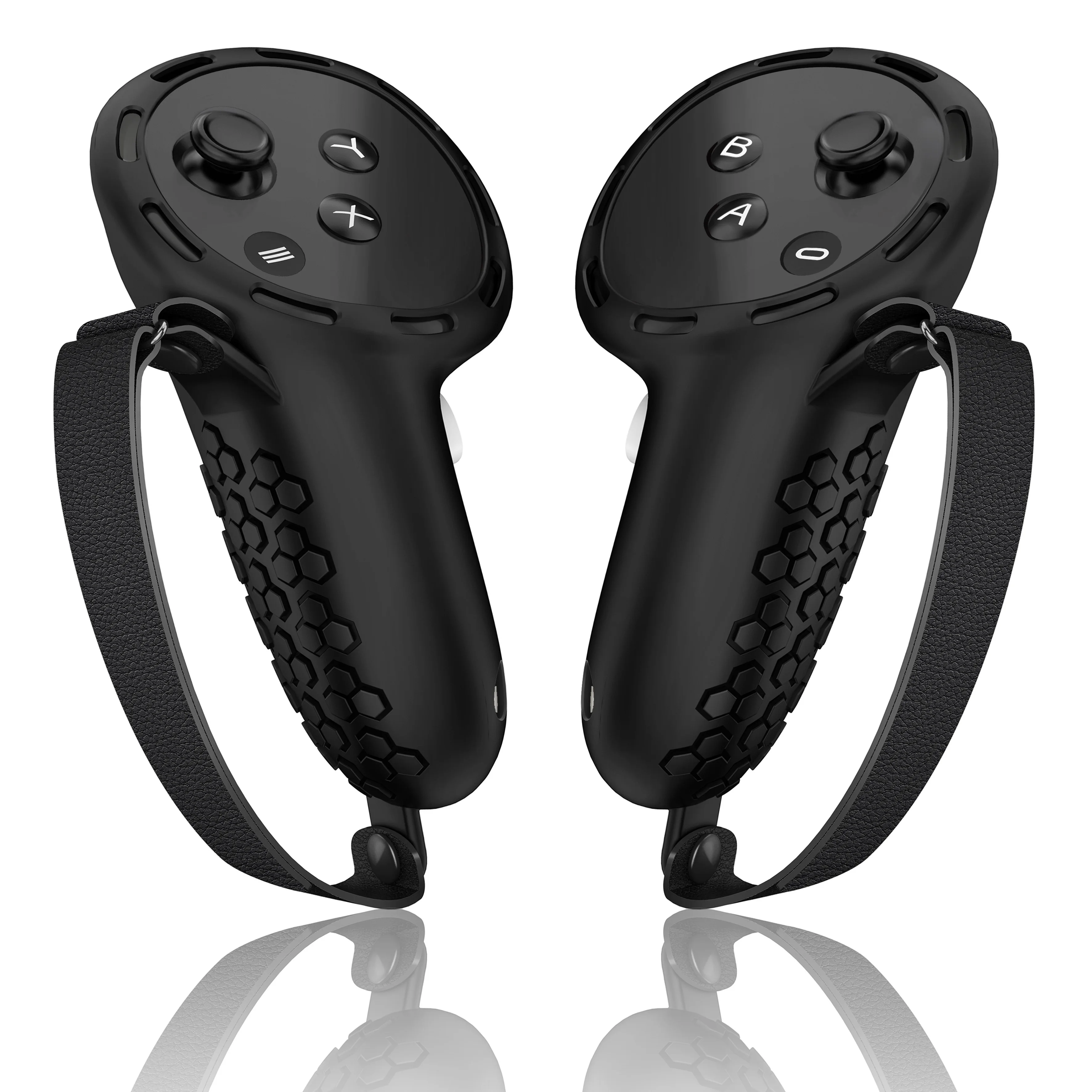 Applies to Meta/Oculus Quest 3s controller handle protective case with adjustable knuckle strap, with Meta Quest 3s accessory