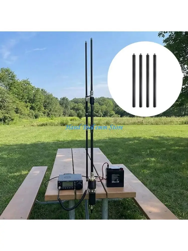H37F Aluminum Extension Radiators Amateur Radio Receiver for 7 & 12 Portable HF Antennas Enhances Performances