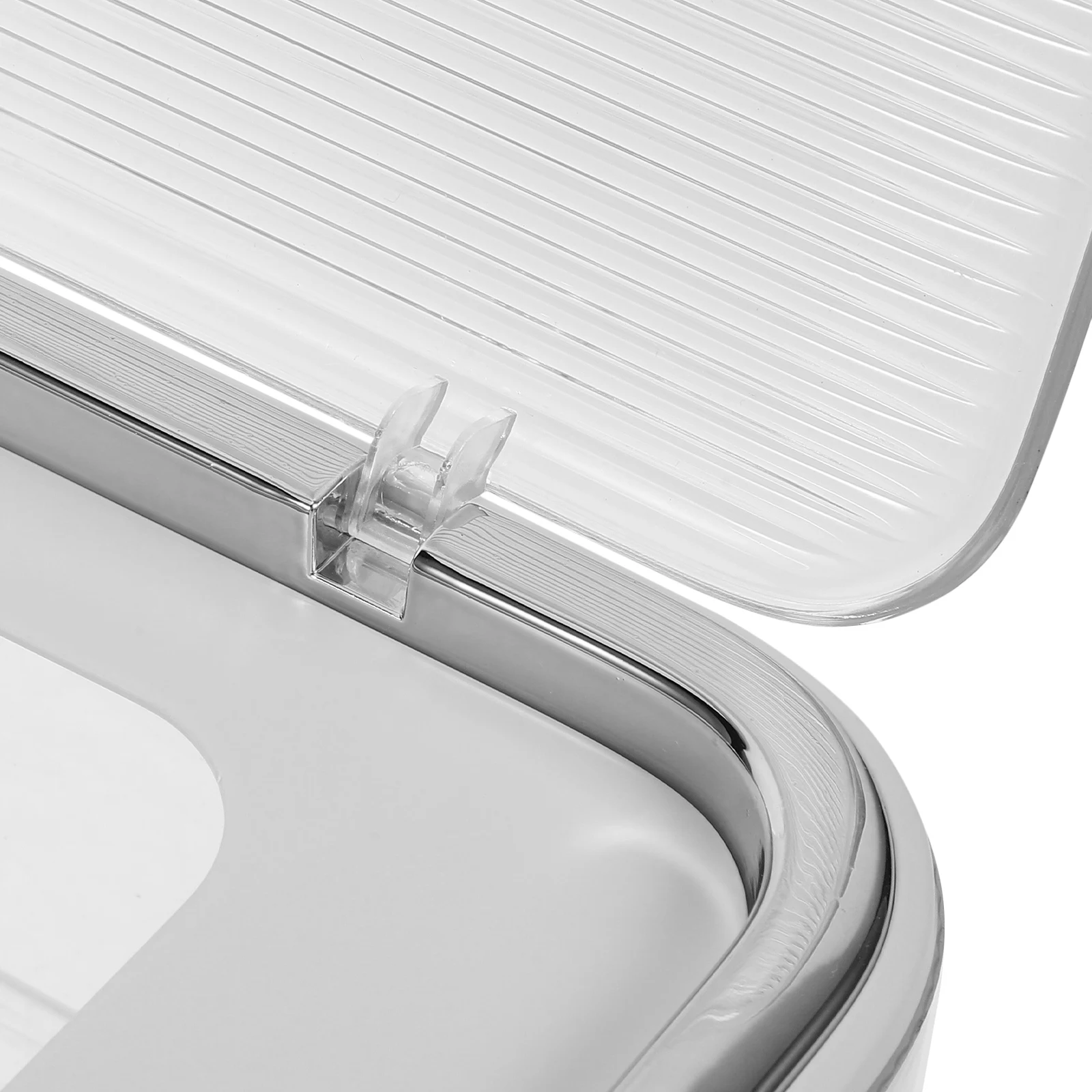 

Transparent Automatic Lifting Tissue Box Cover Large Capacity Clamshell Desktop Napkin Holder Paper Towel Dispenser Office Home