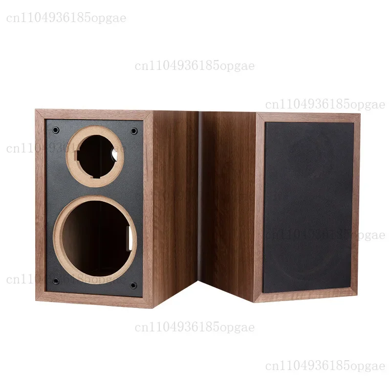 2Pcs DIY 8 Inch Bookshelf Speaker Enclosure, 36mm High Density Veneer Empty Sound Box Cabinet Speaker Shell