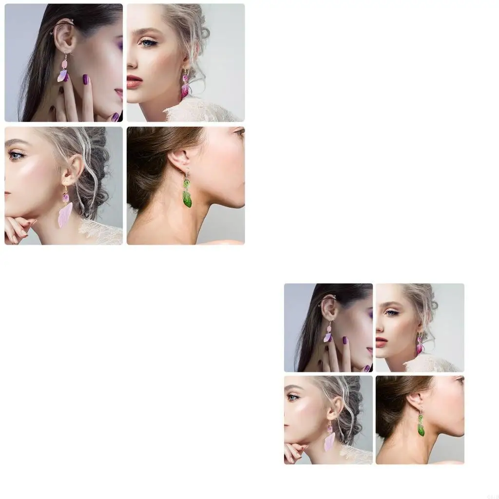 

Форма для ключей из силиконовой смолы, форма из смолы для крыльев бабочки DIY, форма для подвески в виде сережек