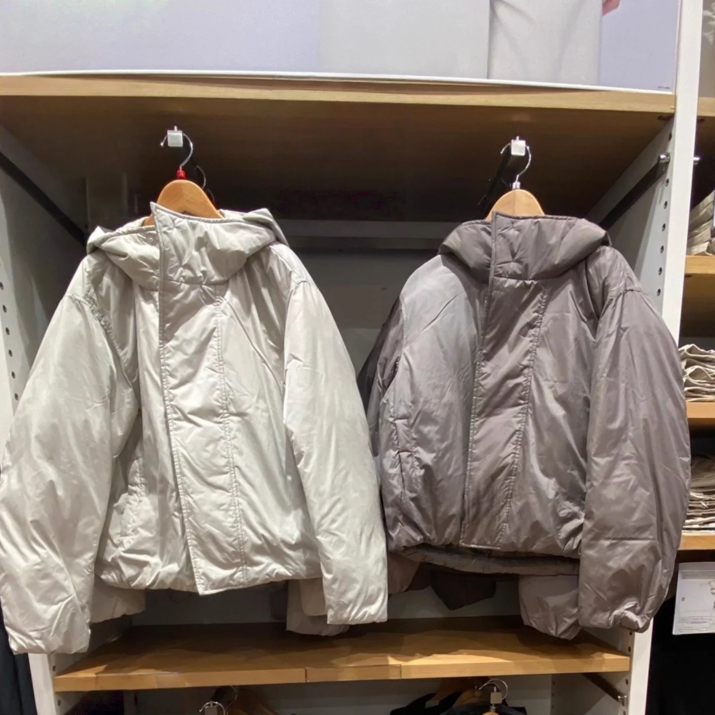 Thiened Air Cotton Jaet Hooded Coat Warmth Youth Casual Long Sve Pure Color Loose Fit Sle New Autumn Winter Men's Wear