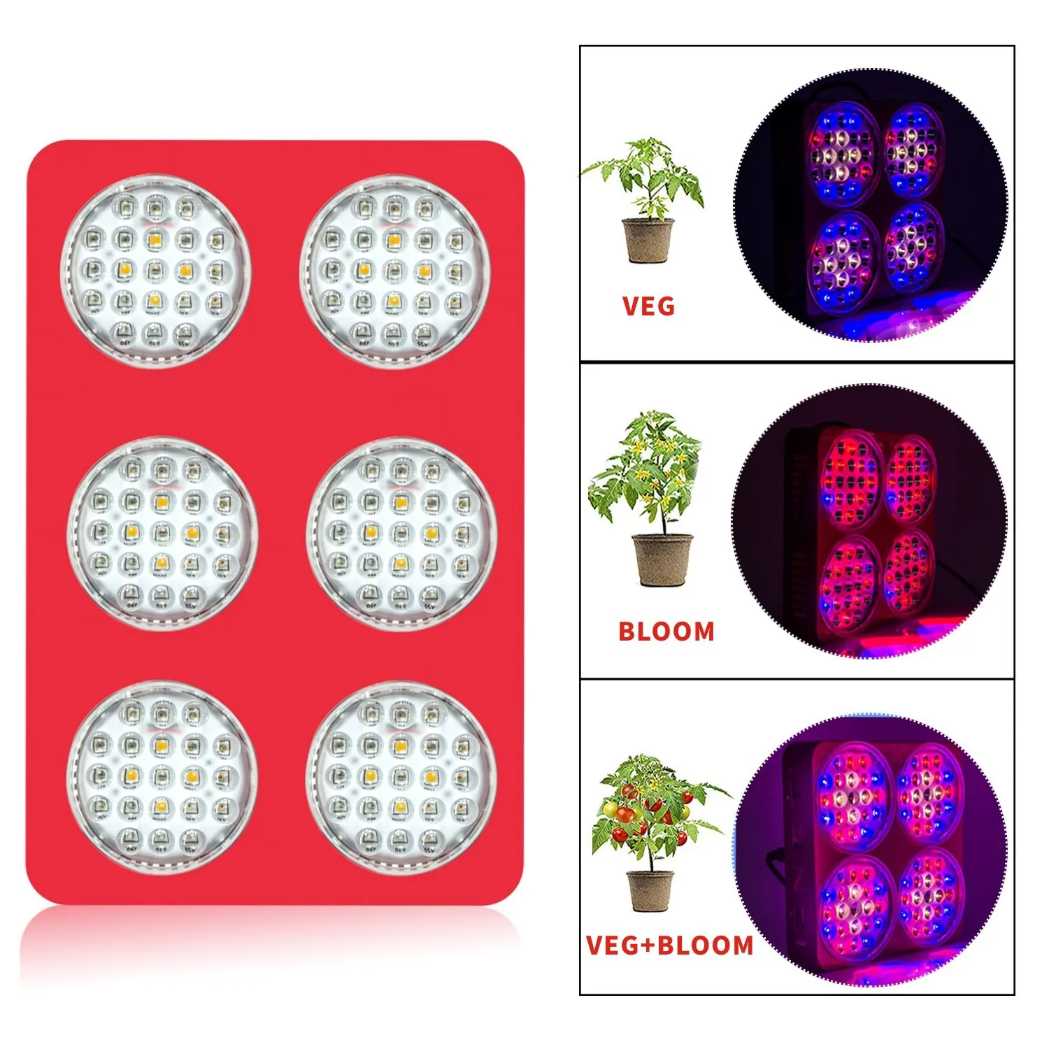 Apollo 4 Apollo 6 Apollo 8 Full Spectrum 10Bands LED Grow light Panel For Medical Flower Plants And Hydroponic System