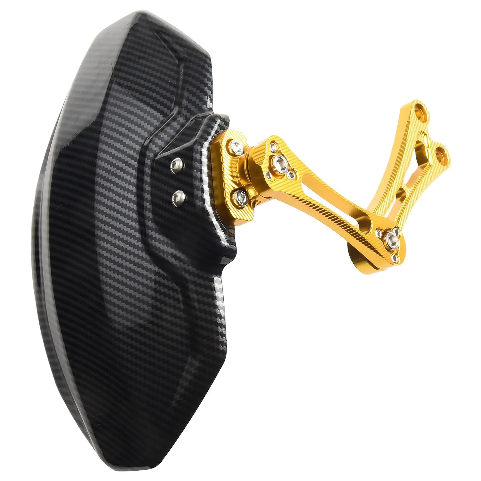Rear Mudguard for N1S U+B Electric Scooters with Carbon Fiber ABS Structure and CNC Aluminum Bracket Mounting Solution