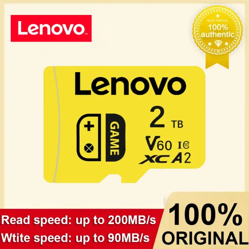 Lenovo 1TB Micro TF SD Card 512GB Class10 V60 Memory Card UHS-I SD Card High Speed TF Card 256GB 128GB For Nintendo Switch games
