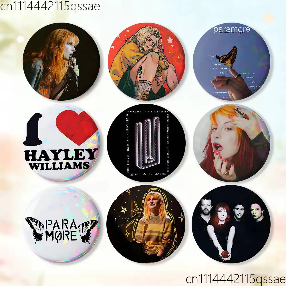 Band P-Paramore Badge Tinplate Soft Button Pin Brooch Metal Badge Custom Jewelry Accessories Hat Bag Lapel